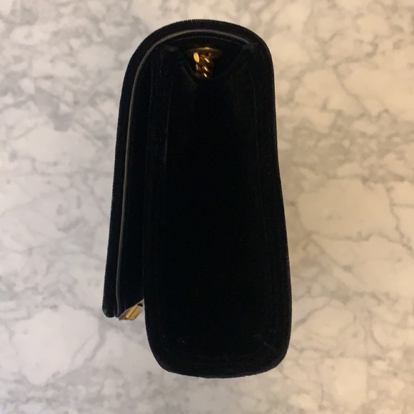 Saint Laurent Kate Monogram Velvet Tassel Bag Black 🖤 - Picture 7 of 11